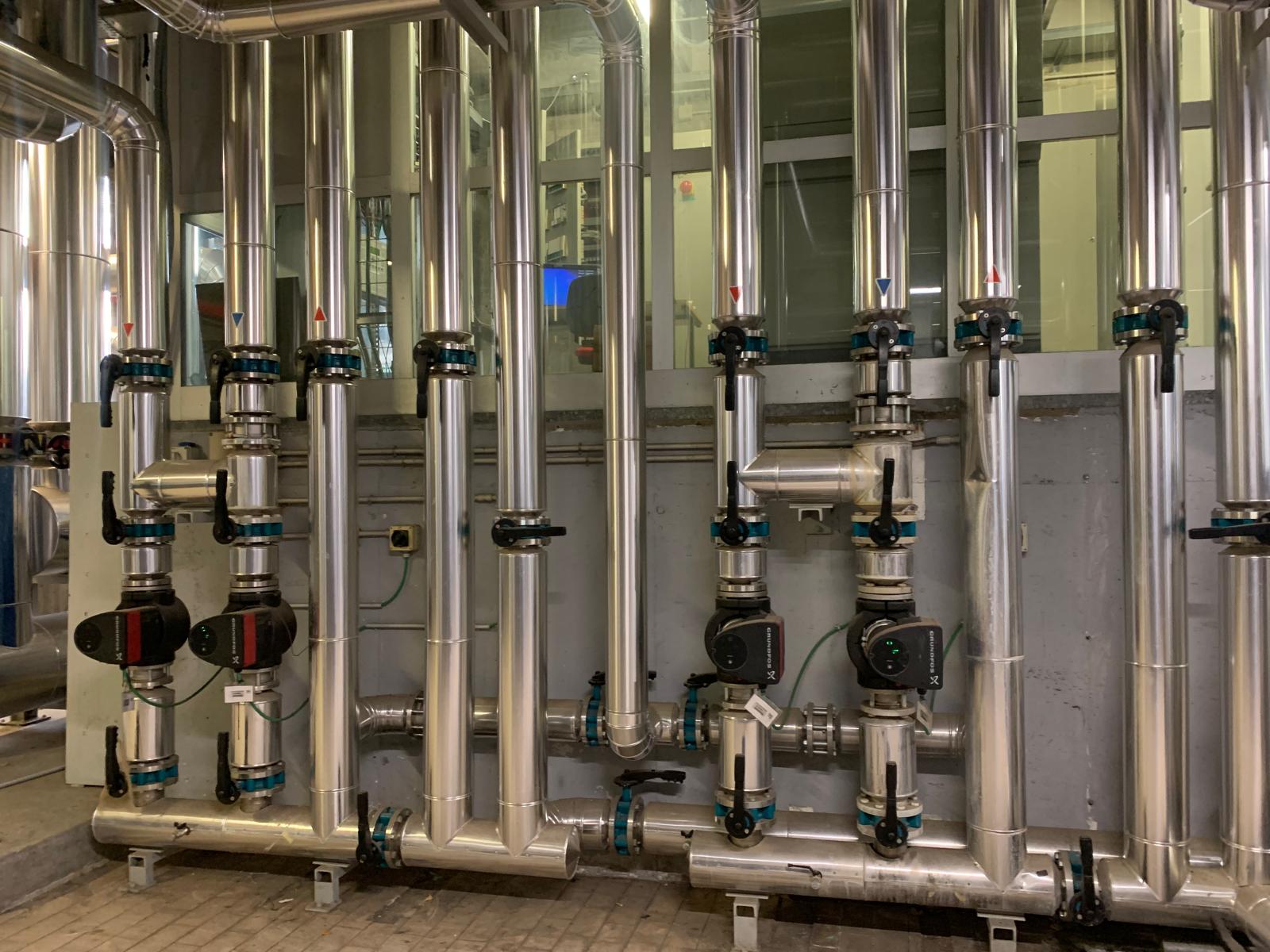 Centrale termica industriale realizzata da Bussola Impianti Tecnologici a Verona